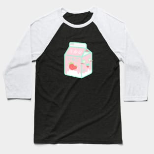 Kawaii Strawberry Milk Baseball T-Shirt